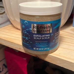 New Refresh scalp care exfoliating scalp scrub sea mineral and cleanse 8.8oz